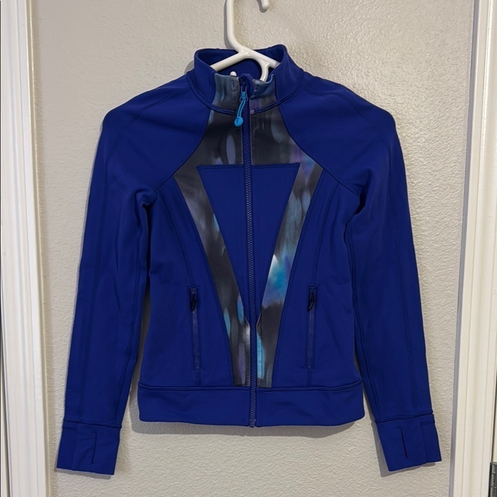Ivivva Girl’s Perfect Your Practice with Geometric Design Full Zip Activewear